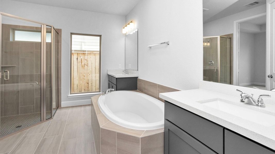 Furnished interior view inside a new home in Kresston 50', Magnolia (Image 5). Furnished interior view inside a new home in Kresston 50', Magnolia (Image 5).