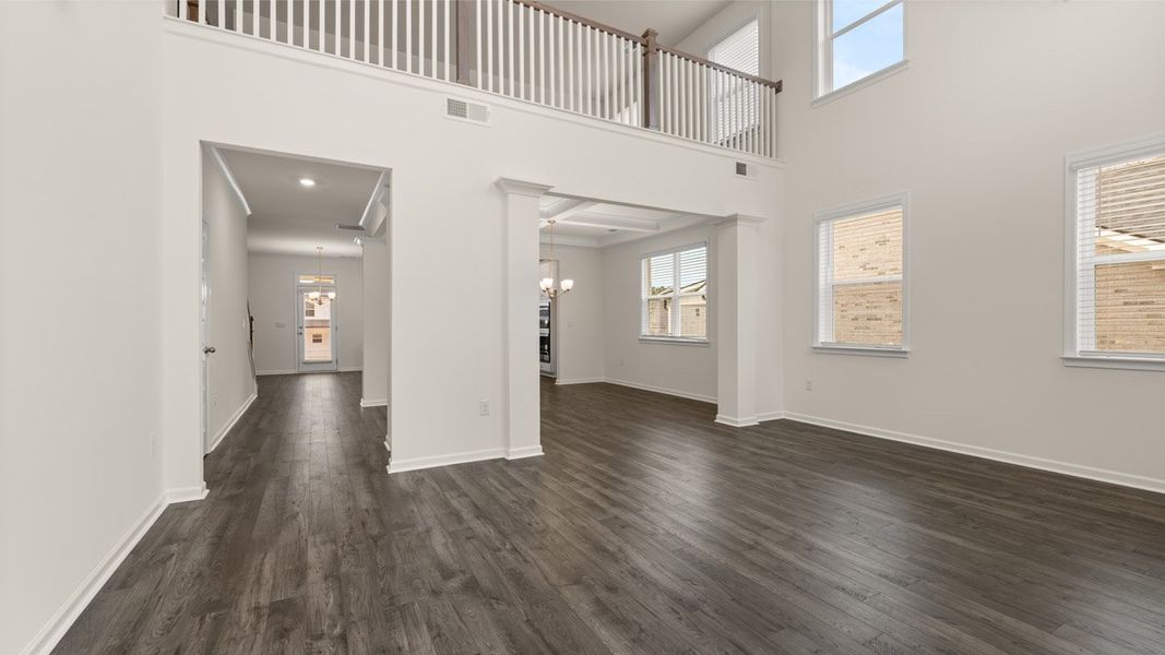 Spacious, unfurnished interior of a new home in The Gates at Pates Creek, Hampton (Image 18).