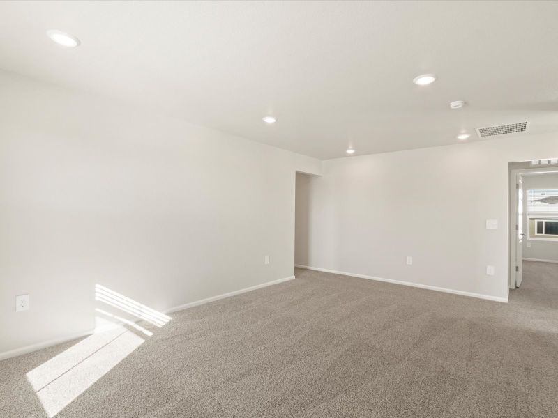 The Chatfield floorplan interior image taken at a Meritage Homes community in Northern Colorado.