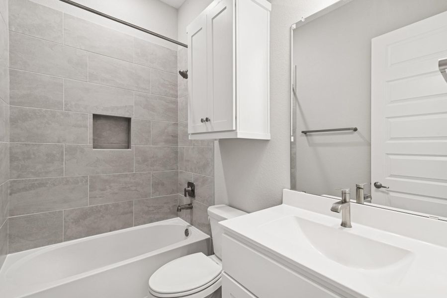 Furnished interior view inside a new home in ARTAVIA 50' Homesites, Conroe (Image 4).