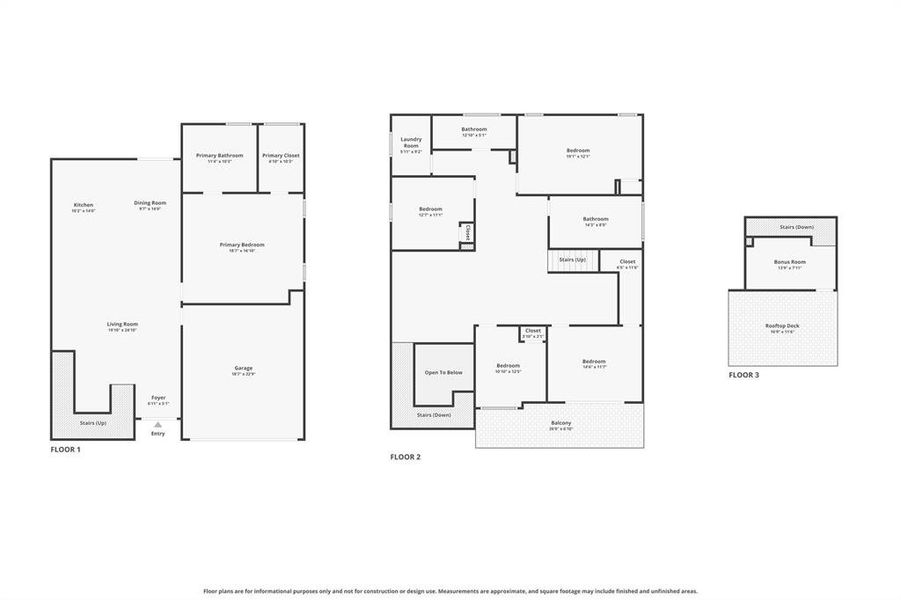 2D floor plan layout of this home in , Dallas, TX (Image 3).