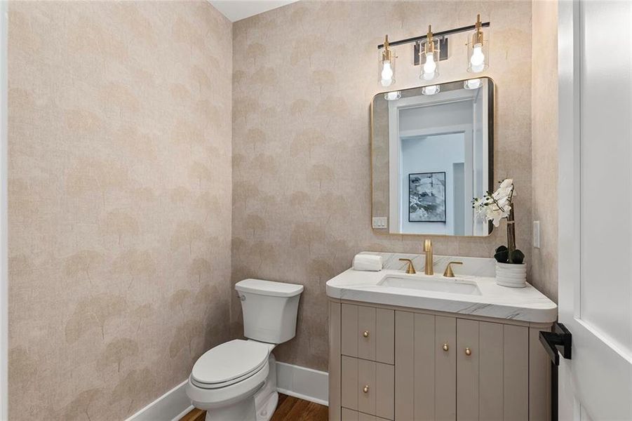 Furnished interior view inside a new home in , Atlanta (Image 44).