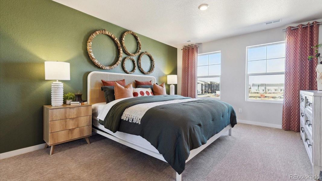Furnished interior view inside a new home in Horizon Uptown, Aurora (Image 10).