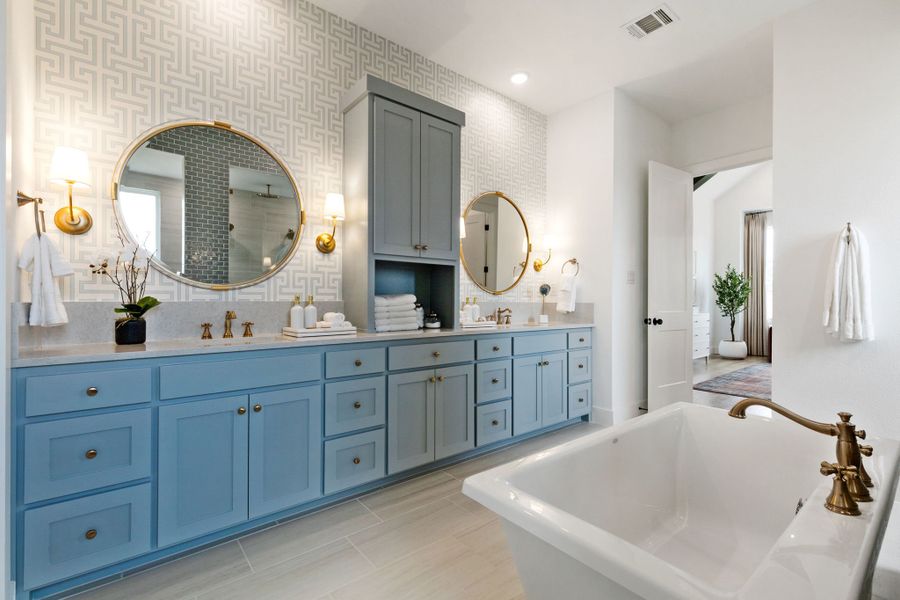 Representative furnished interior of a home built from the Hudson II by Southgate Homes in Windsong Ranch 71' Series, Prosper (Image 17).