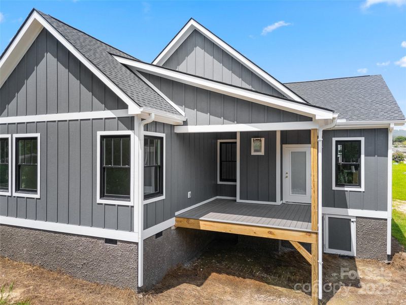Front exterior of a new home in , Hendersonville, NC, highlighting curb appeal (Image 2).