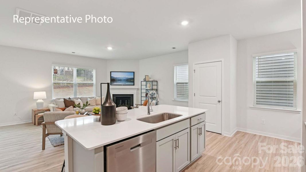 Furnished interior view inside a new home in Zion Springs, Hickory (Image 13).