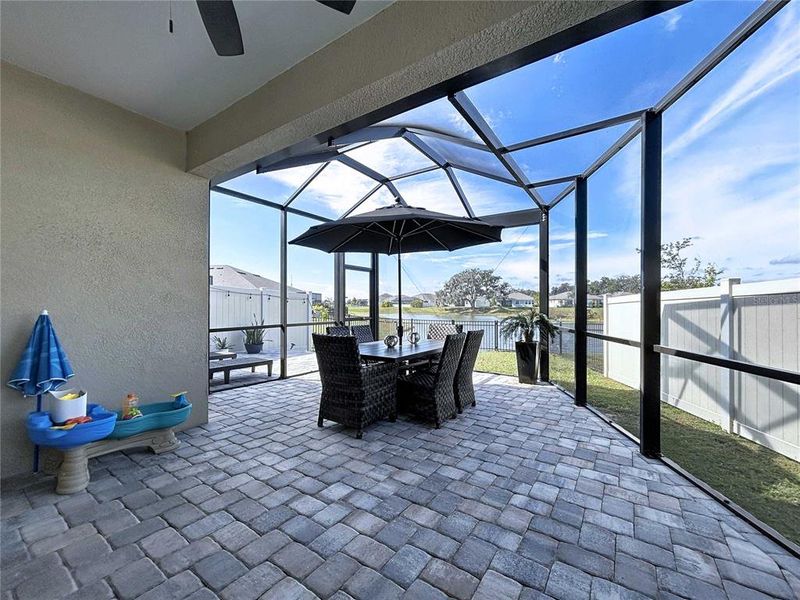 Exterior details and patio area of a home in Mirada, San Antonio (Image 29).