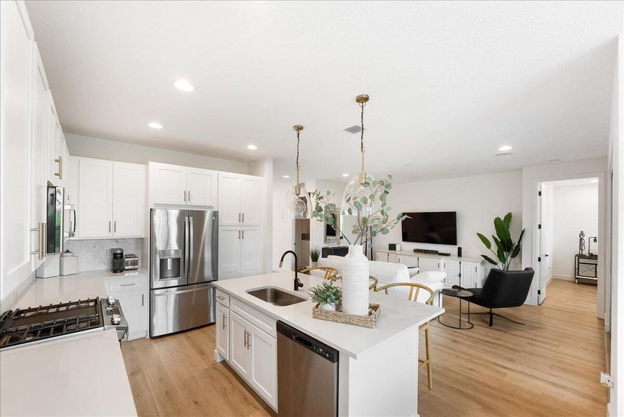 Furnished interior view inside a new home in , Port St. Lucie (Image 27).