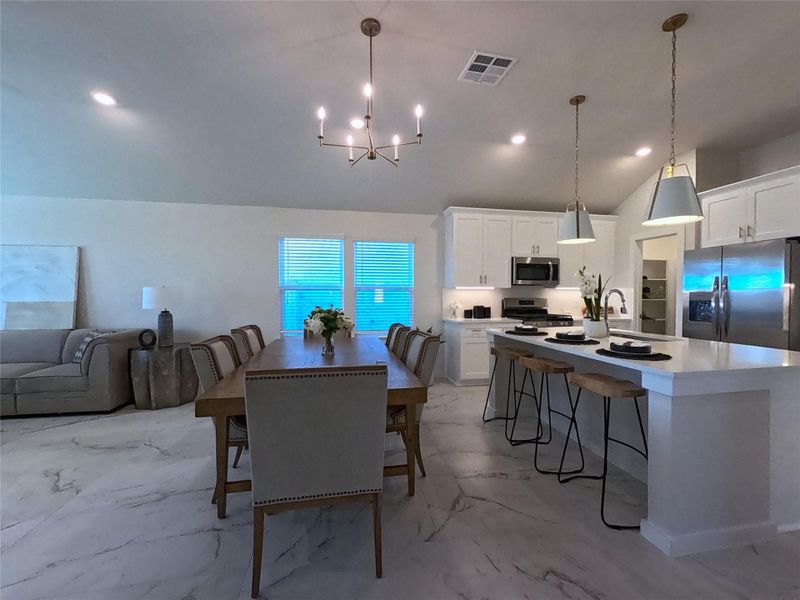 Representative photo: This image is of a model home featuring the same floor plan as the house currently under construction. Please note that colors, finishes, and upgrades may vary from the actual home being built.