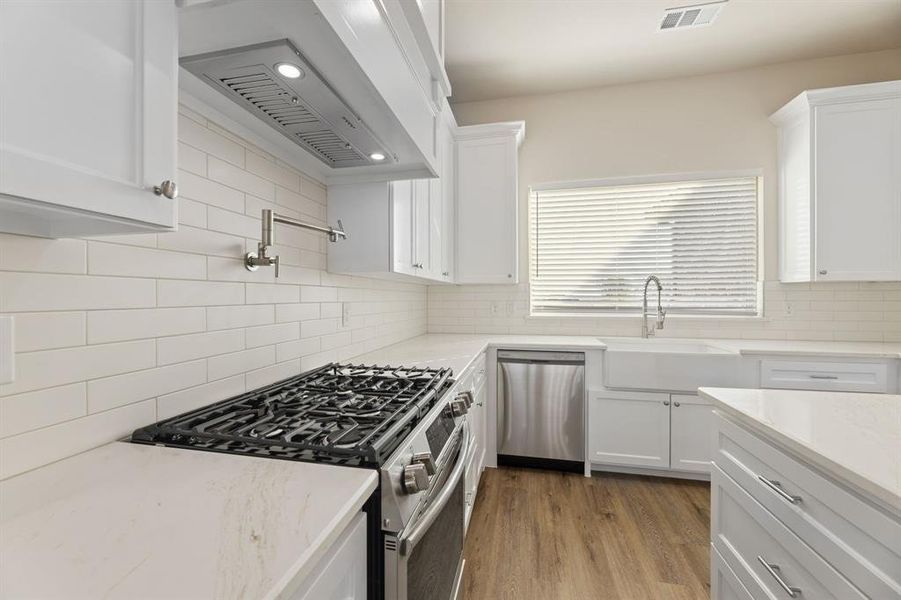 Furnished interior view inside a new home in , Godley (Image 14). Furnished interior view inside a new home in , Godley (Image 14).