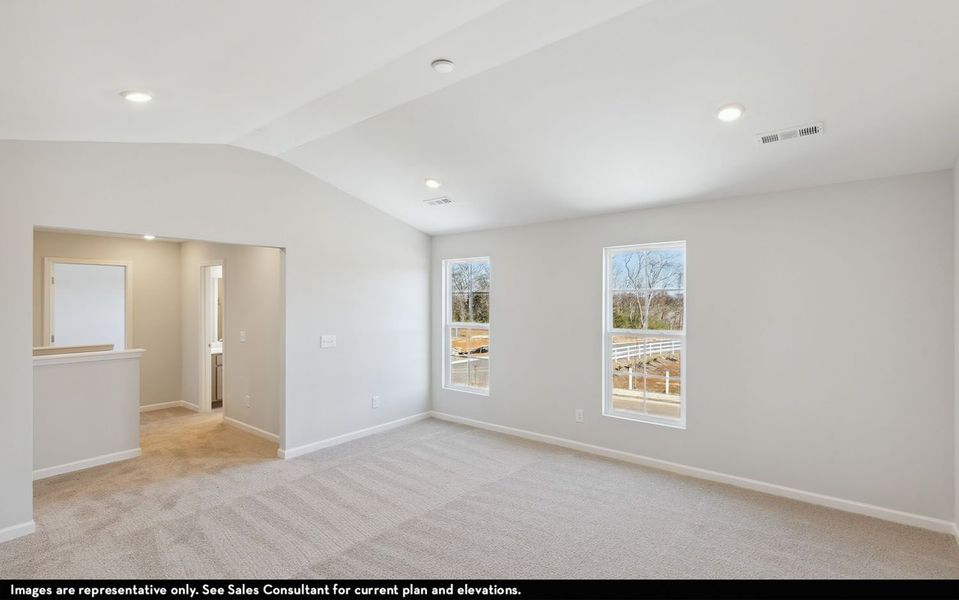 Representative unfurnished interior of a home built from the Magellan by CastleRock Communities in McCain's Station, Gallatin (Image 20).