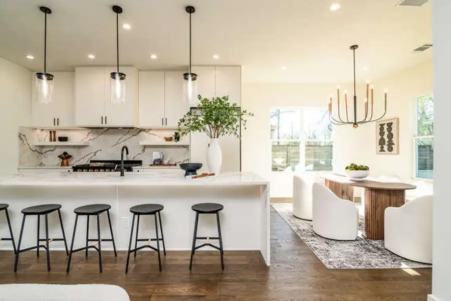 Furnished interior view inside a new home in , Austin (Image 9). Furnished interior view inside a new home in , Austin (Image 9).