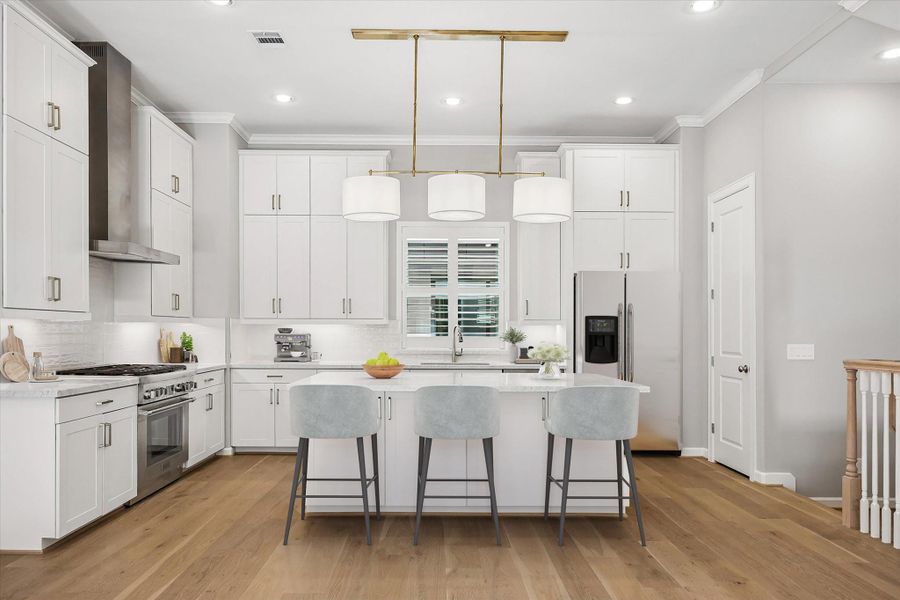 Furnished interior view inside a new home in , Houston (Image 26).