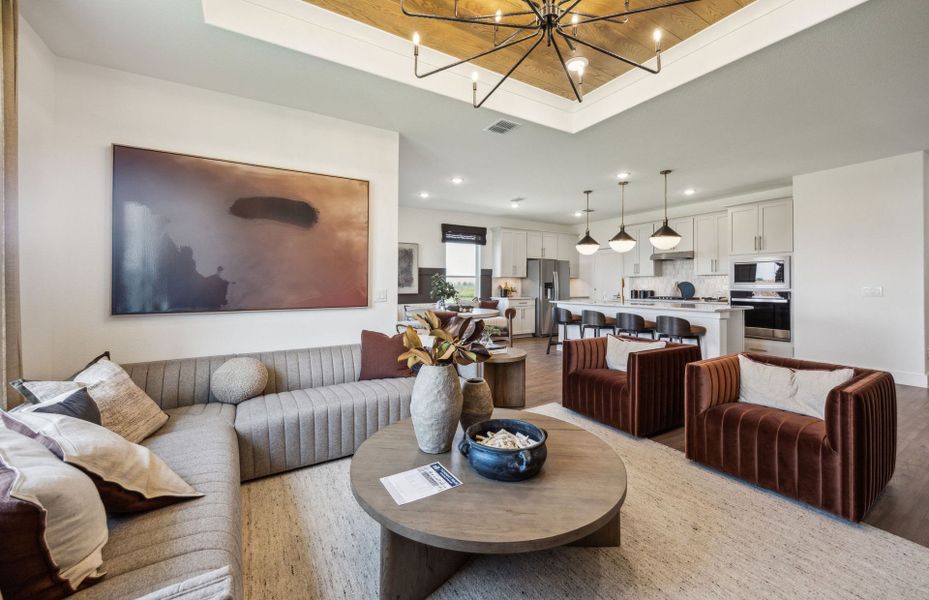 Furnished interior view inside a new home in Rosemary Fields, Godley (Image 22).
