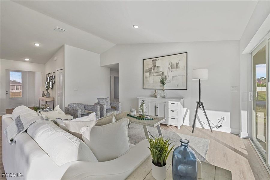 Furnished interior view inside a new home in Cape Coral, Cape Coral (Image 17).