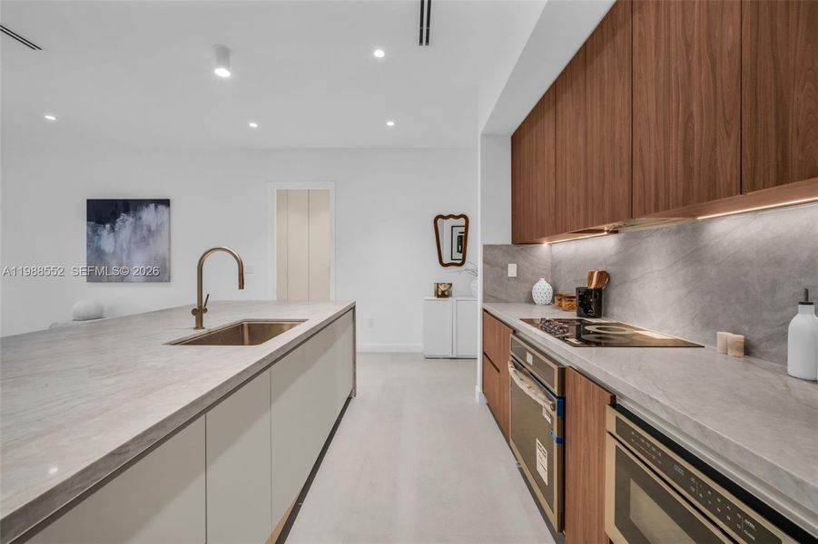 Furnished interior view inside a new home in , Miami Shores (Image 8).