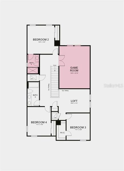 2D floor plan layout of this home in Tiburon, Nokomis, FL (Image 3). 2D floor plan layout of this home in Tiburon, Nokomis, FL (Image 3).