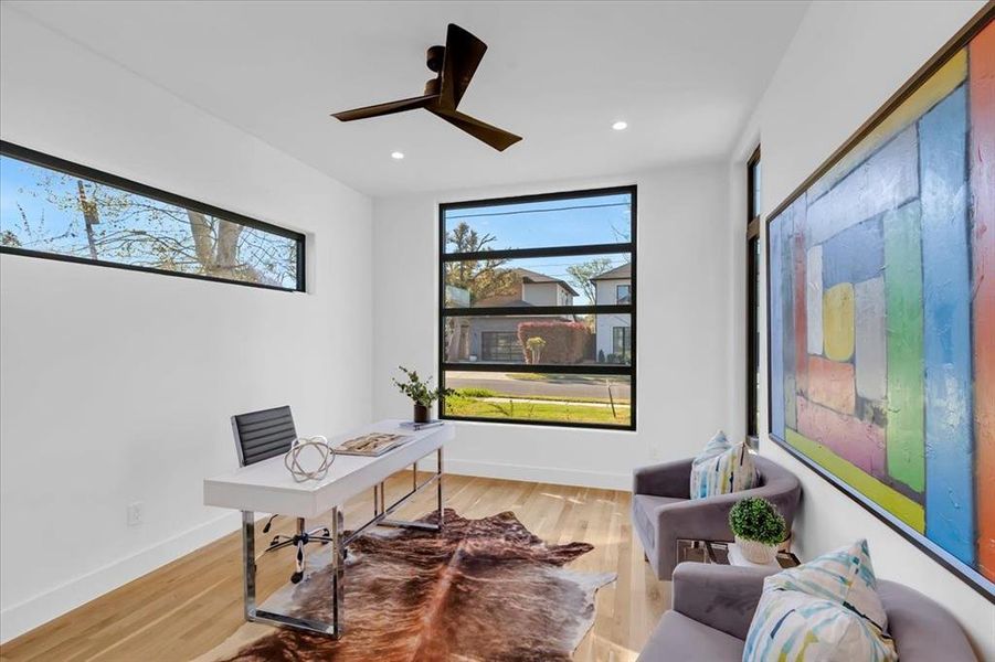Furnished interior view inside a new home in , Dallas (Image 19).