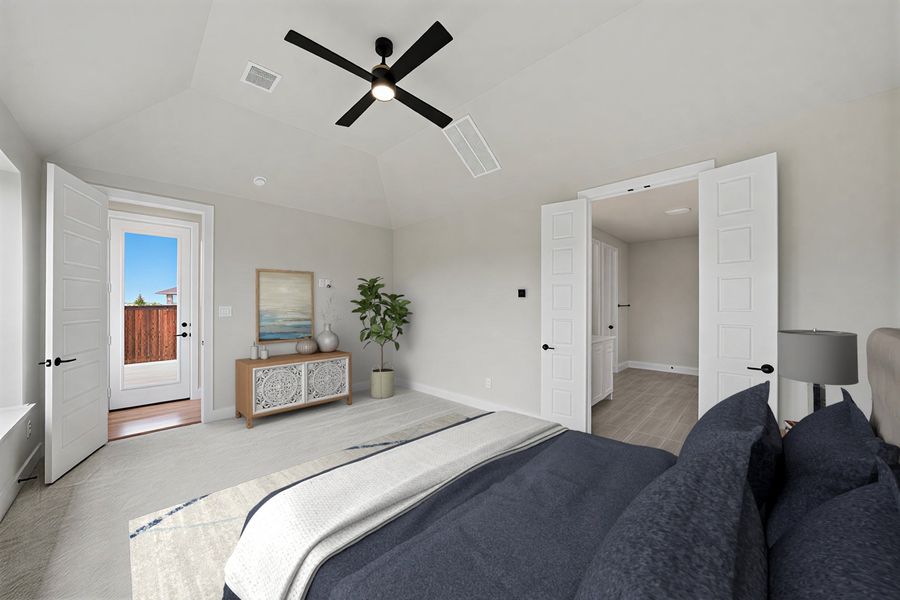 Furnished interior view inside a new home in Aster Park, McKinney (Image 19).