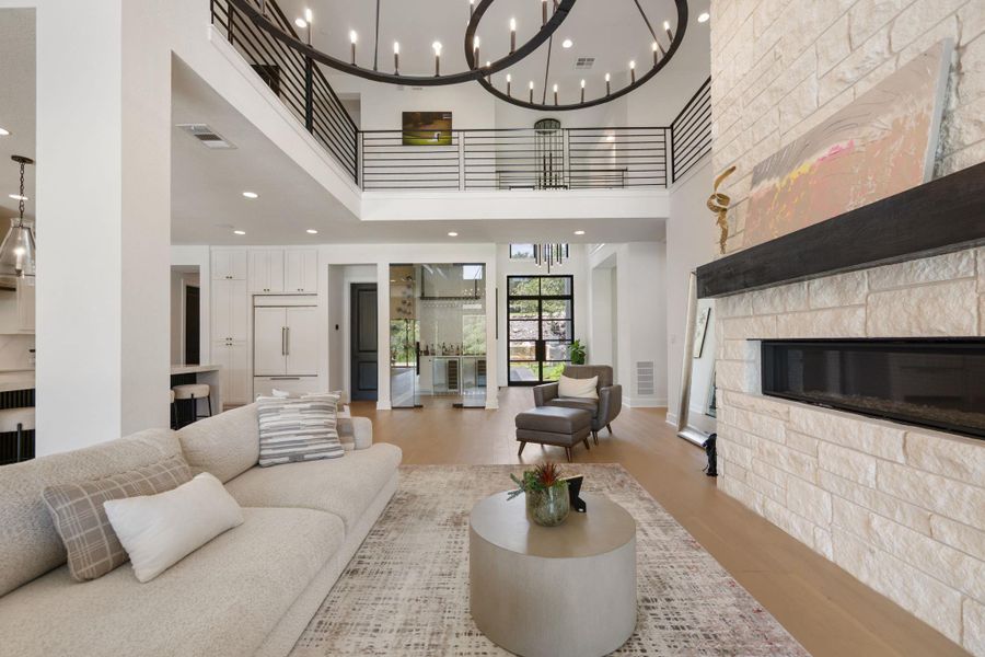 Furnished interior view inside a new home in , Austin (Image 36).