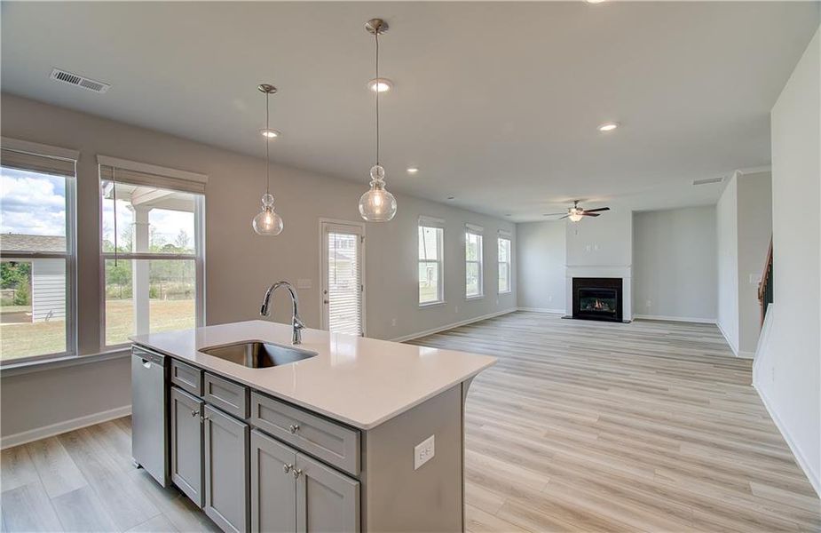 Furnished interior view inside a new home in Cooper Park, McDonough (Image 5).