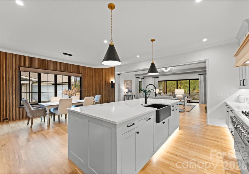 Furnished interior view inside a new home in , Charlotte (Image 12).