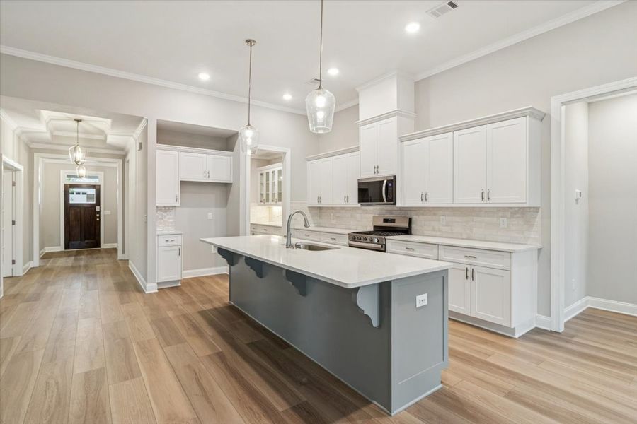 Furnished interior view inside a new home in Sinclair at Crawford Creek, Grovetown (Image 11).