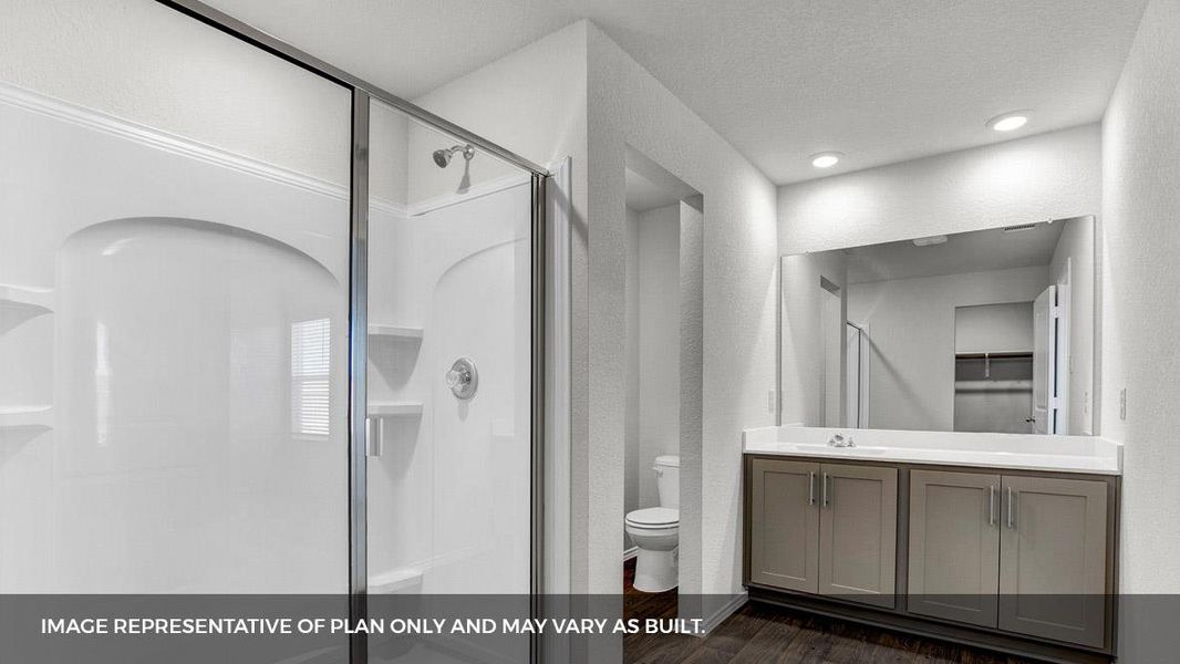 Furnished interior view inside a new home in Southgrove, Kyle (Image 6).