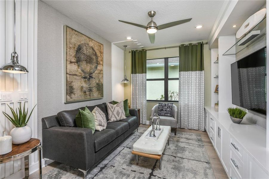 Furnished interior view inside a new home in Cresswind Lakewood Ranch, Lakewood Ranch (Image 18). Furnished interior view inside a new home in Cresswind Lakewood Ranch, Lakewood Ranch (Image 18).