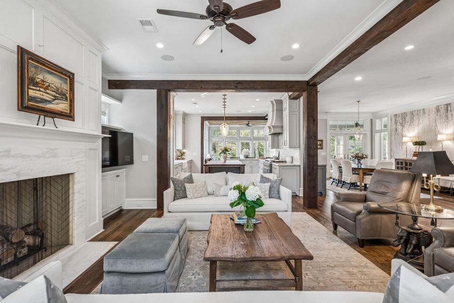 Furnished interior view inside a new home in , Mount Pleasant (Image 61).