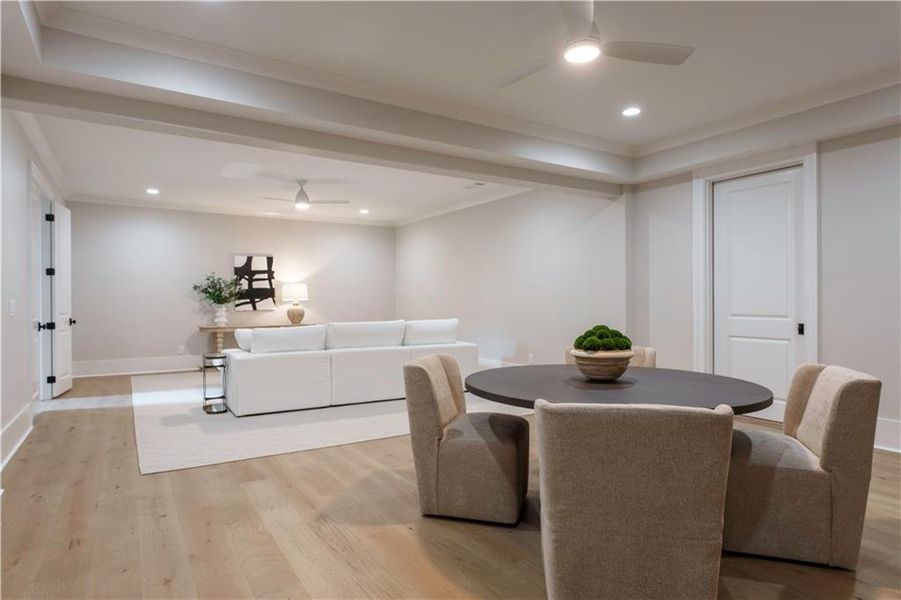 Furnished interior view inside a new home in , Atlanta (Image 38).