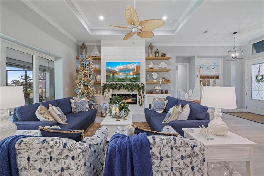 Furnished interior view inside a new home in , Rotonda West (Image 27).