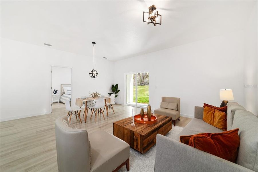 Furnished interior view inside a new home in , Ocala (Image 13).