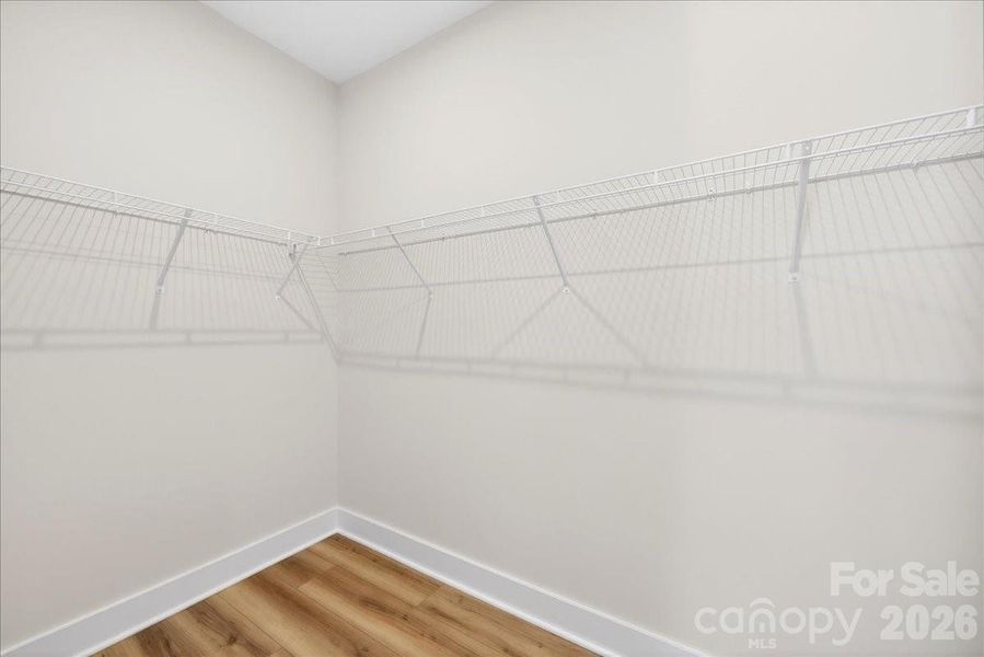 Primary walk-in closet