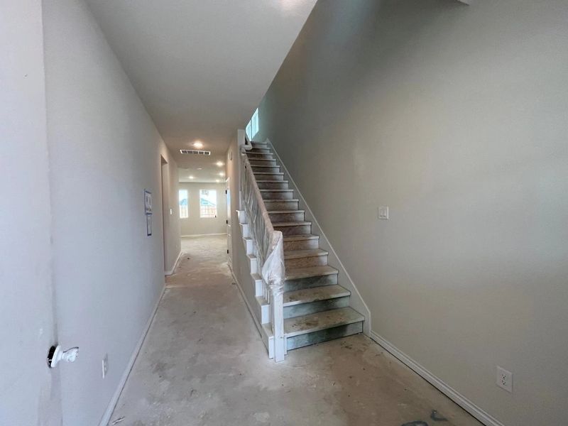 In-progress construction of a new home in Lariat, Liberty Hill, TX (Image 6).