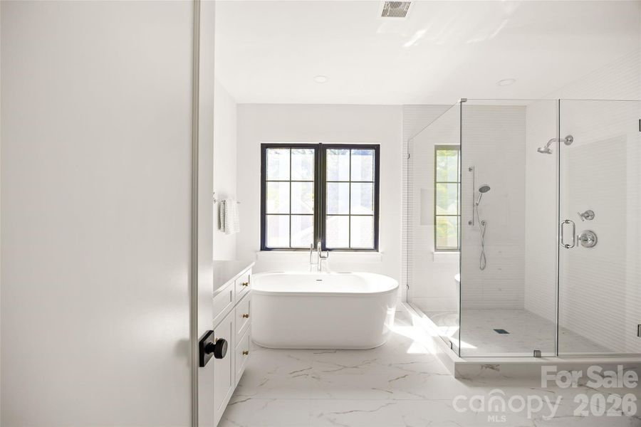 Furnished interior view inside a new home in , Charlotte (Image 10).
