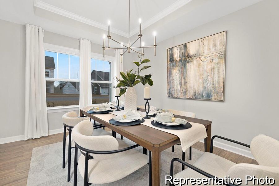 Furnished interior view inside a new home in , Ravenel (Image 9).