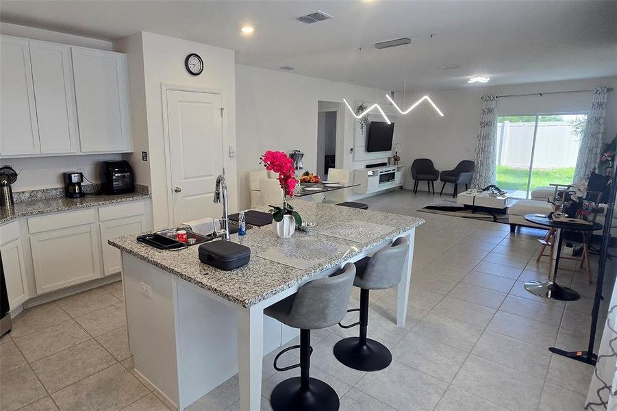 Furnished interior view inside a new home in Hammock Reserve, Haines City (Image 13). Furnished interior view inside a new home in Hammock Reserve, Haines City (Image 13).