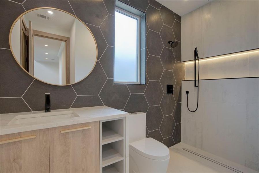 Furnished interior view inside a new home in , Sugar Hill (Image 54).