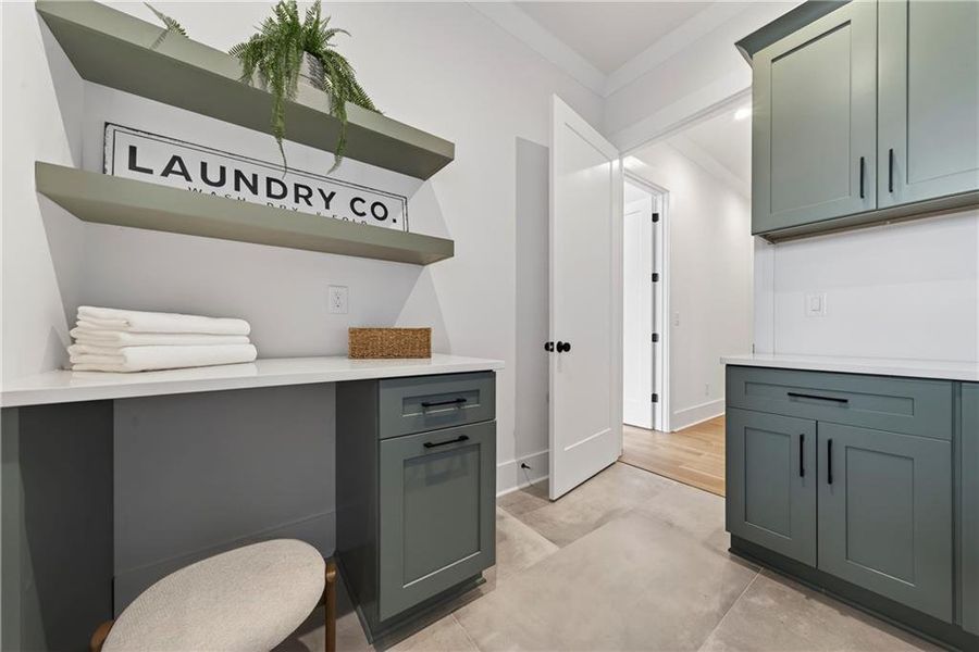 Furnished interior view inside a new home in , White Plains (Image 40).