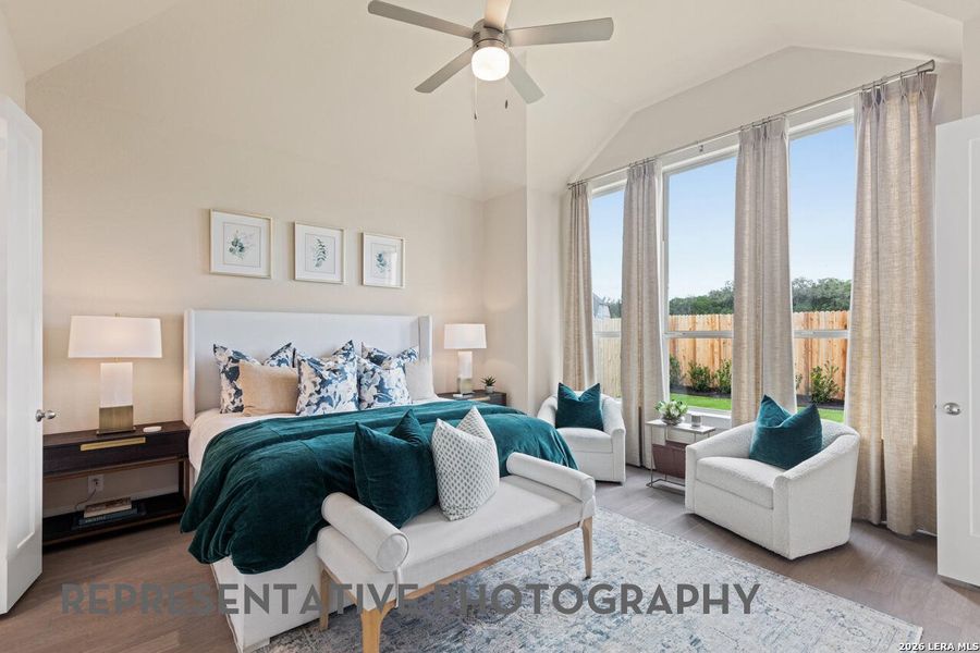 Furnished interior view inside a new home in The Ranches at Creekside, Boerne (Image 23).