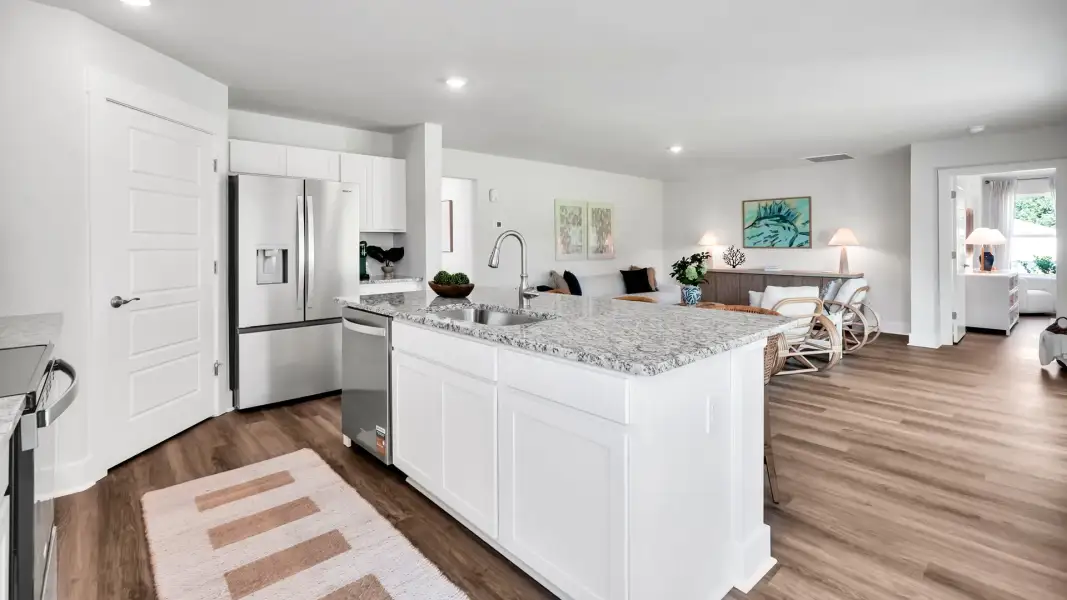 Furnished interior view inside a new home in Merchant Point, Jacksonville (Image 12).