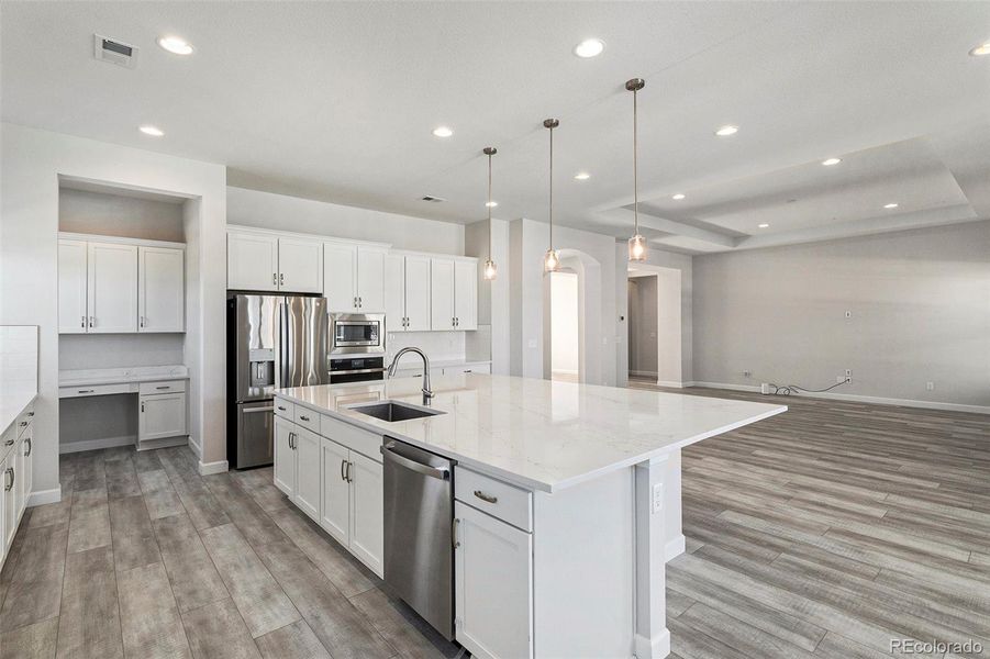 Furnished interior view inside a new home in , Castle Rock (Image 8).