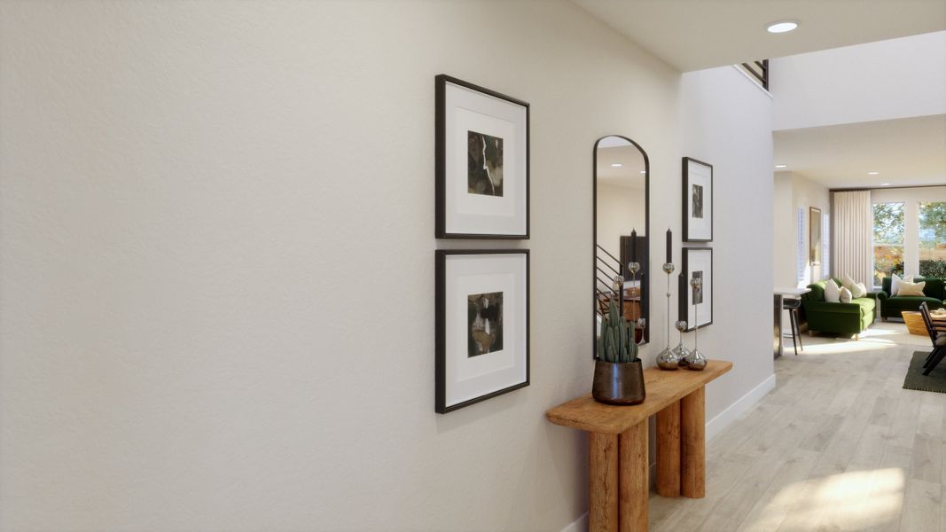 Representative furnished interior of a home built from the Raven by Trumark Homes in Trumark Homes at Tanterra, Parker (Image 3).