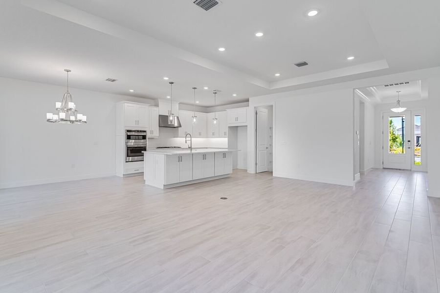 Representative unfurnished interior of a home built from the Azzurro by Taylor Morrison in Esplanade at Center Lake Ranch, St. Cloud (Image 22). Representative unfurnished interior of a home built from the Azzurro by Taylor Morrison in Esplanade at Center Lake Ranch, St. Cloud (Image 22).