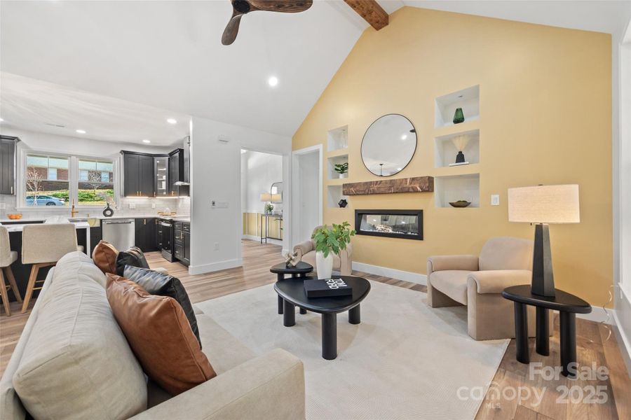 Furnished interior view inside a new home in , Charlotte (Image 13).