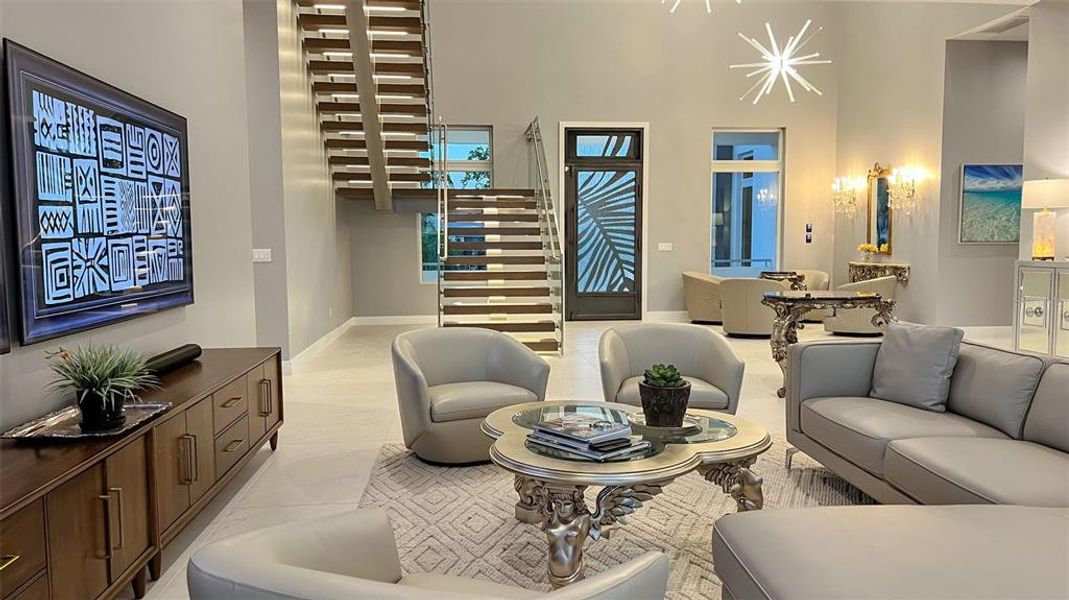 Furnished interior view inside a new home in , Tampa (Image 23). Furnished interior view inside a new home in , Tampa (Image 23).