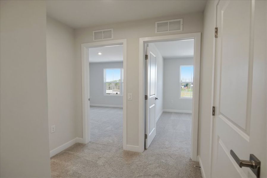 Spacious, unfurnished interior of a new home in Beech Glen, Anderson (Image 18). Spacious, unfurnished interior of a new home in Beech Glen, Anderson (Image 18).