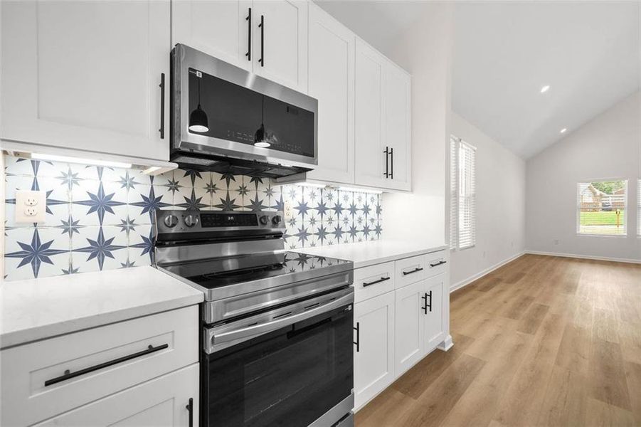Furnished interior view inside a new home in , Atlanta (Image 6).