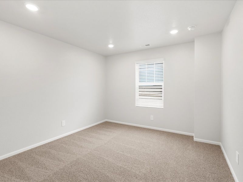 Spacious, unfurnished interior of a new home in Buffalo Highlands: The Canyon Collection, Commerce City (Image 13). Spacious, unfurnished interior of a new home in Buffalo Highlands: The Canyon Collection, Commerce City (Image 13).